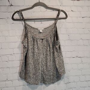 bar III soft knit spaghetti strap tank top